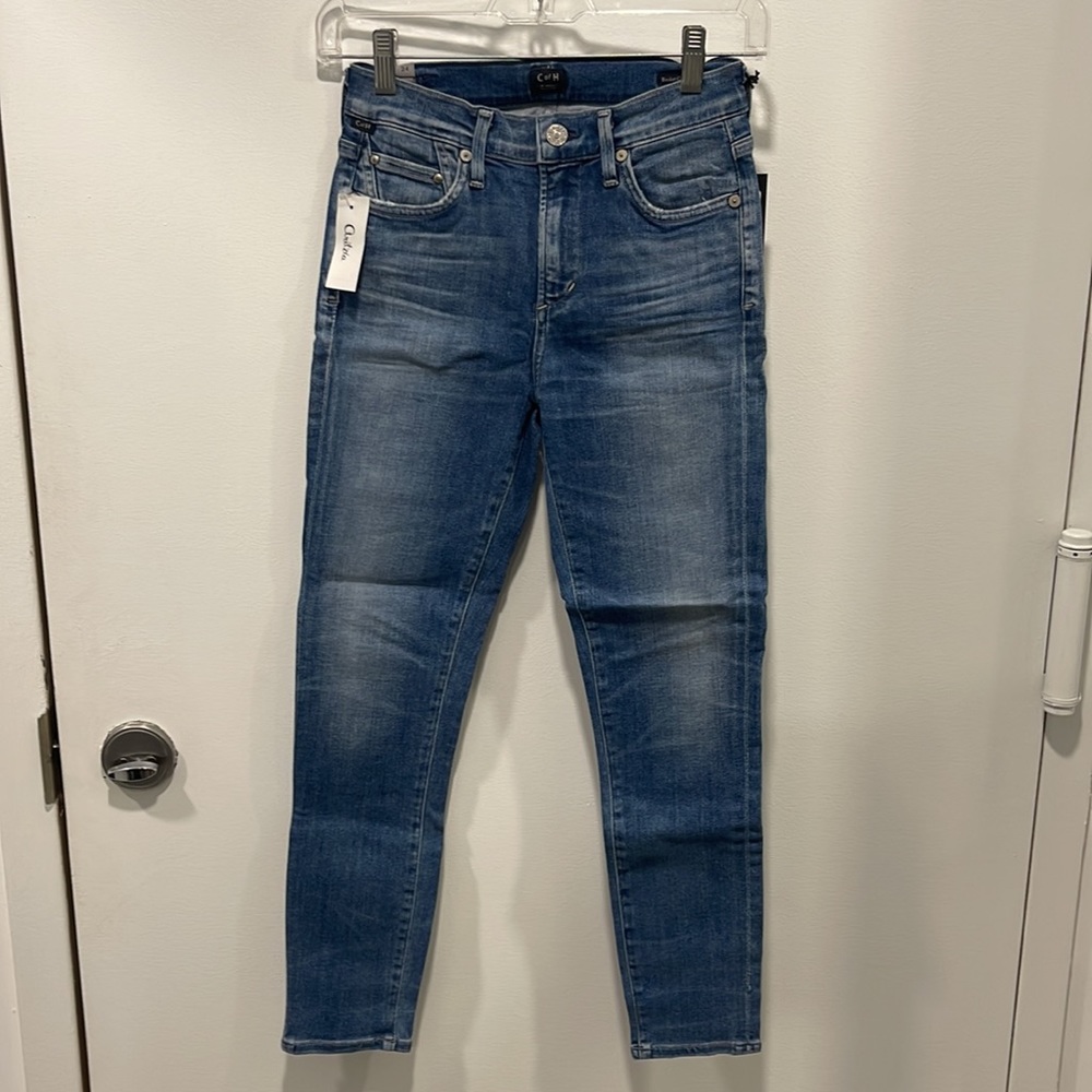 Citizen Of Humanity Rocket Crop High Rise Skinny Jeans Aura - Picture 3 of 8